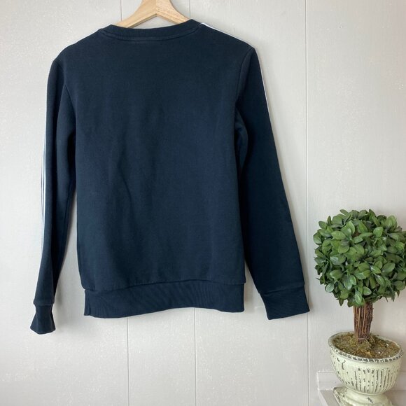 Adidas Black and White Pullover Sweater Size X-Small - Picture 4 of 6